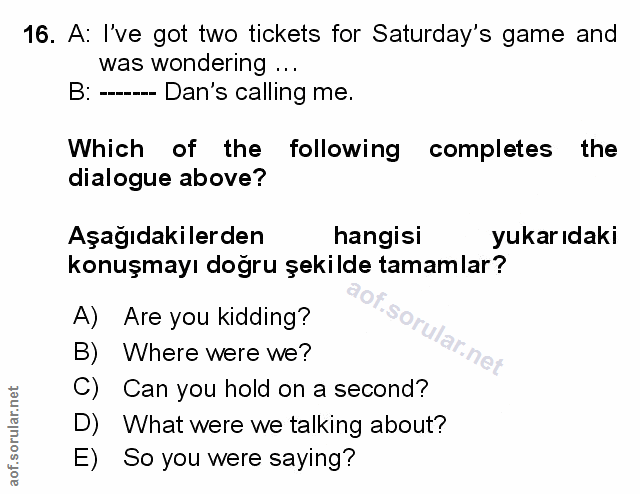 Soru 16