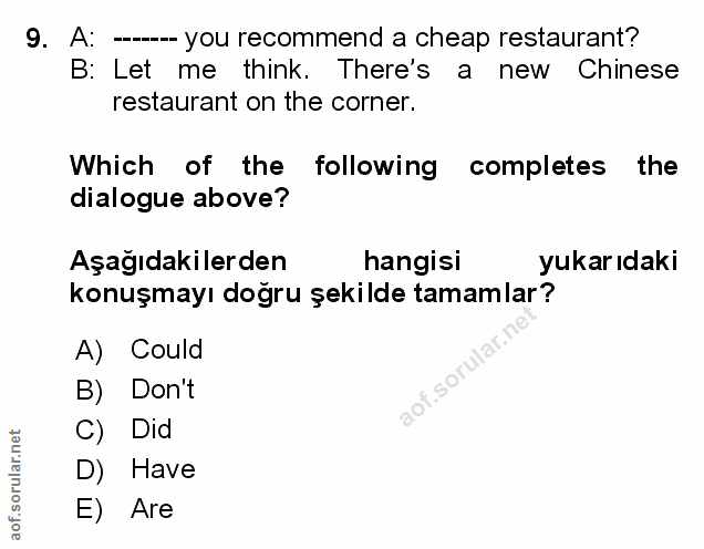 Soru 9