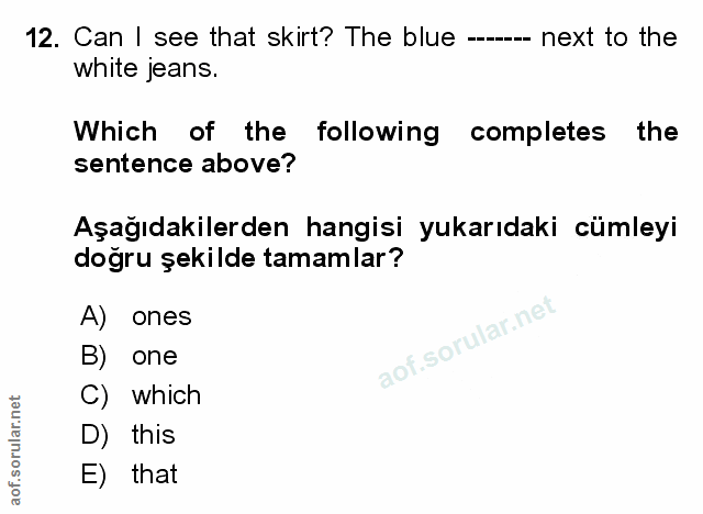 Soru 12