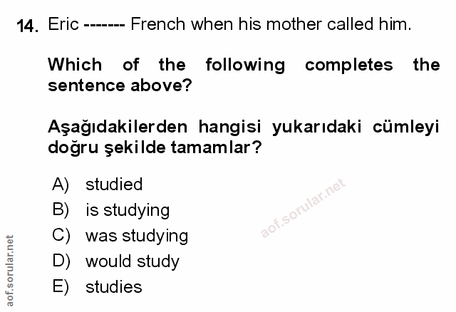 Soru 14