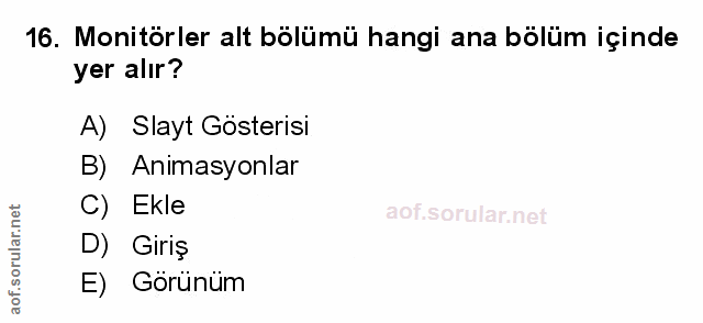 Soru 16