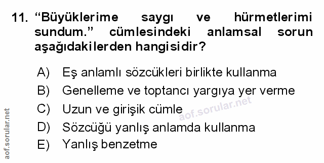 Soru 11