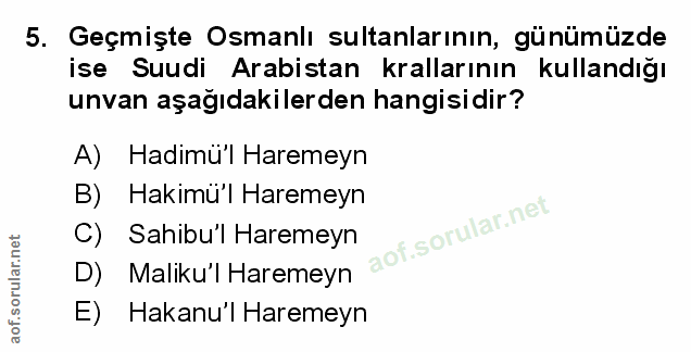 Soru 5