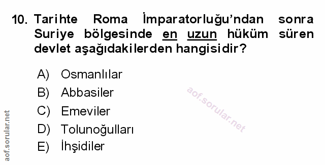 Soru 10