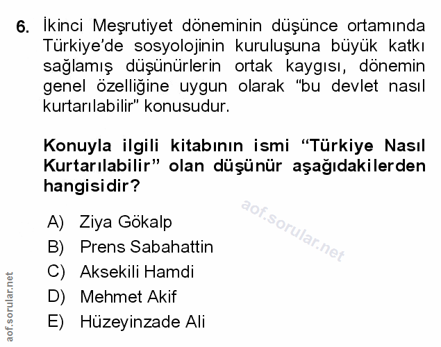 Soru 6