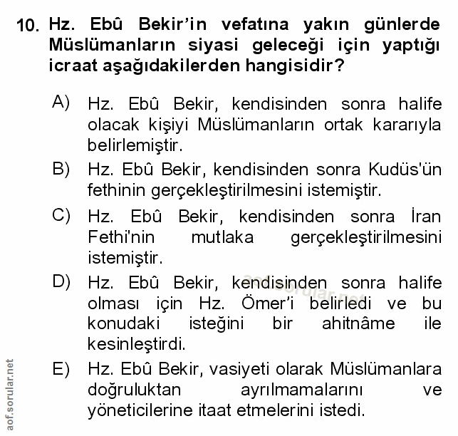 Soru 10