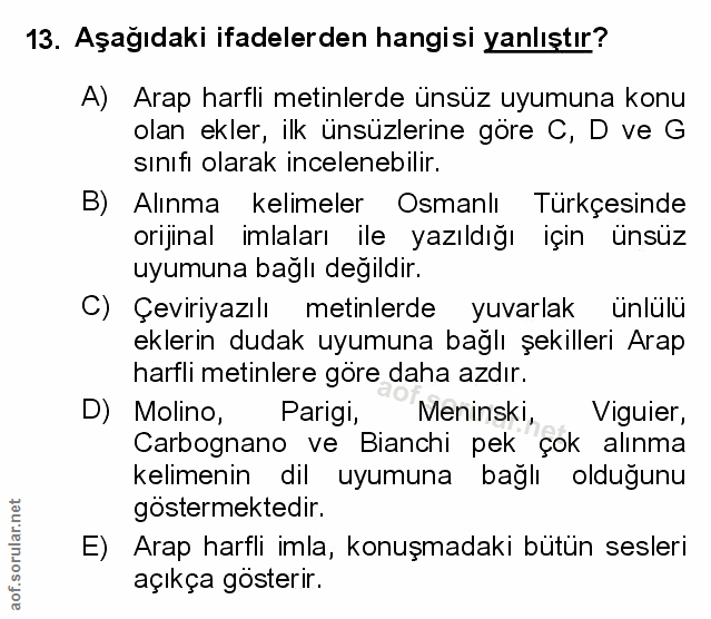 Soru 13
