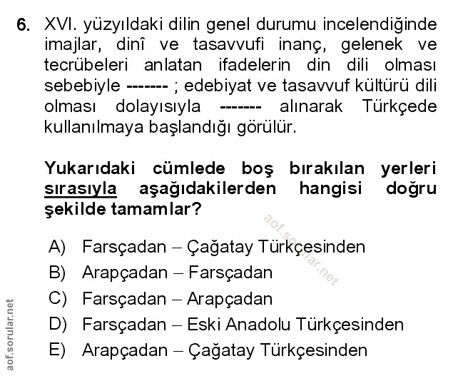 Soru 6