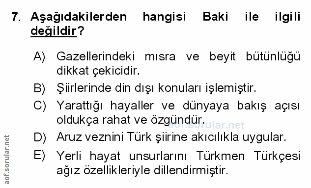 Soru 7