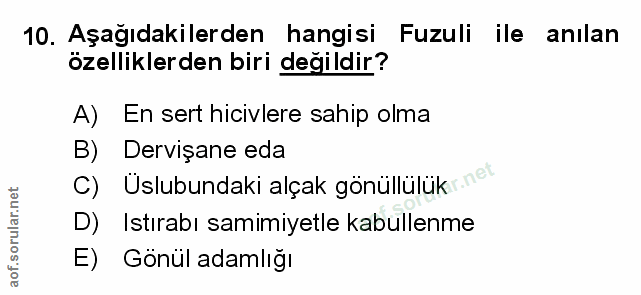 Soru 10