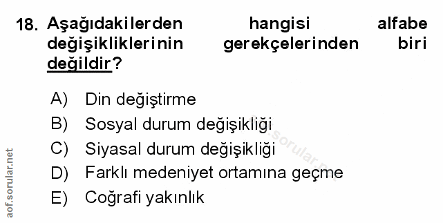 Soru 18