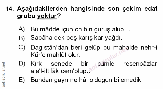 Soru 14