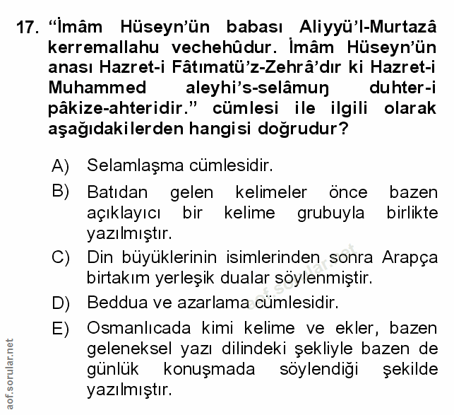 Soru 17