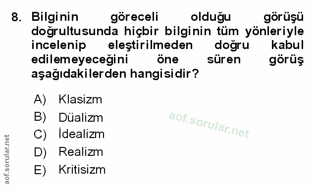 Soru 8