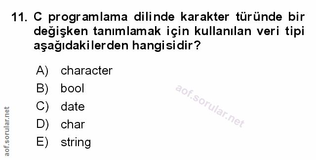 Soru 11