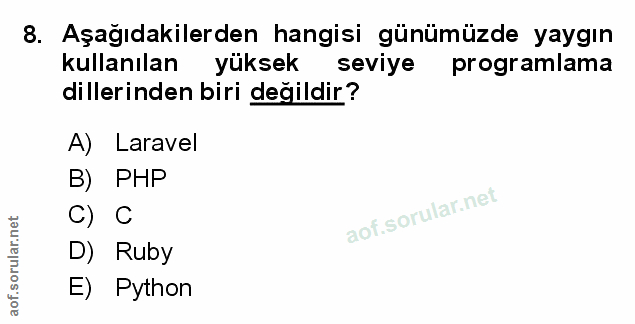 Soru 8