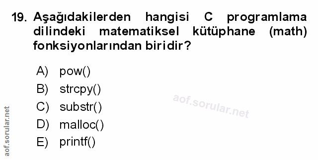 Soru 19