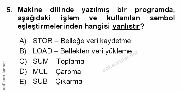 Soru 5