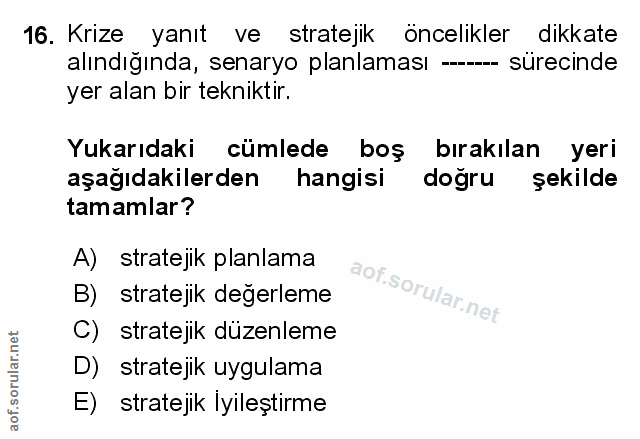 Soru 16