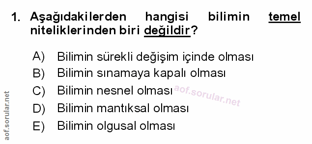 Soru 1