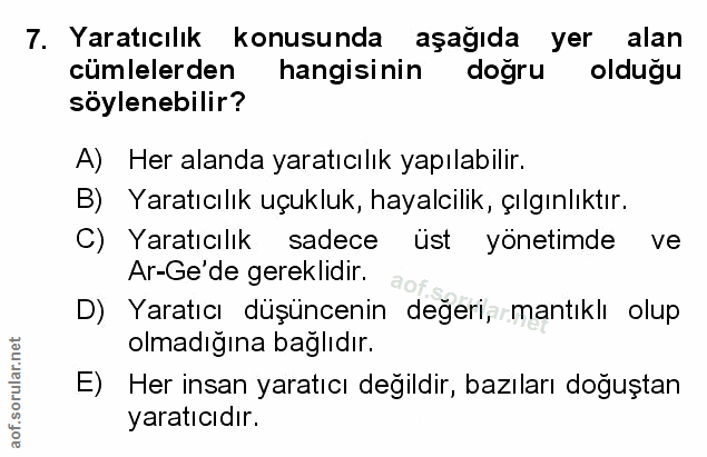 Soru 7