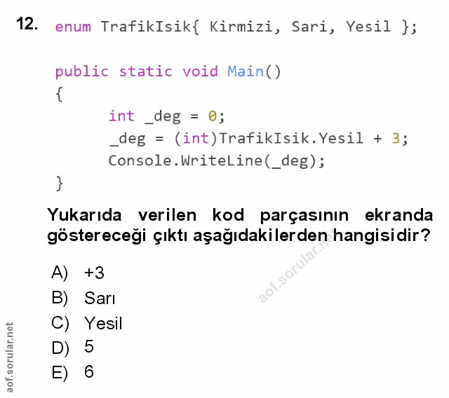 Soru 12