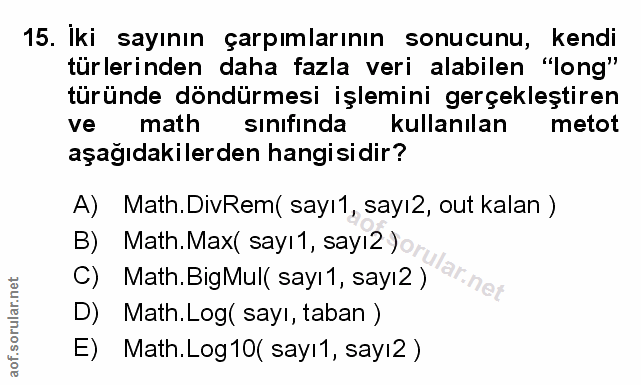 Soru 15