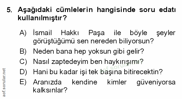 Soru 5