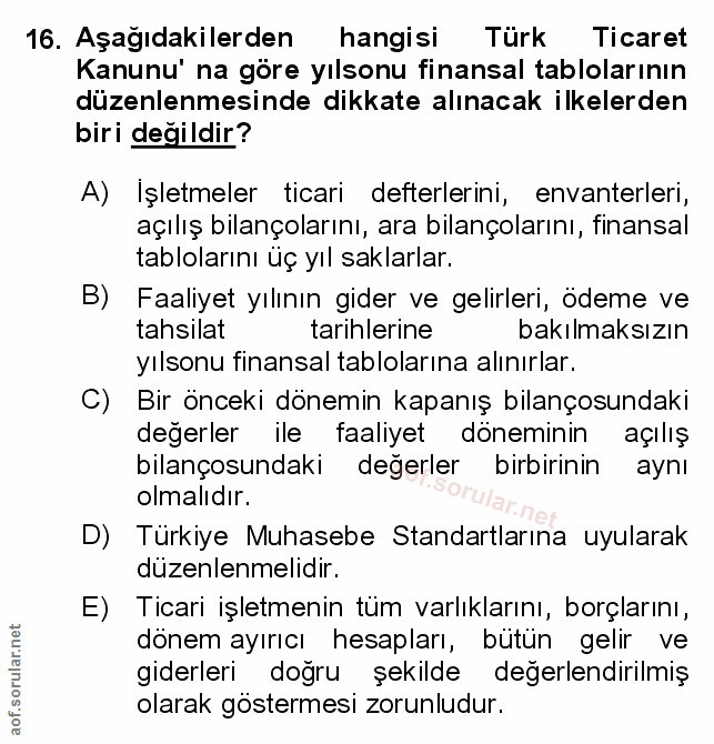 Soru 16