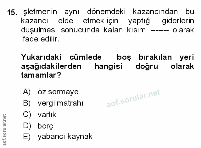 Soru 15