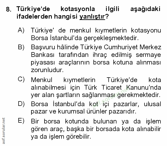 Soru 8