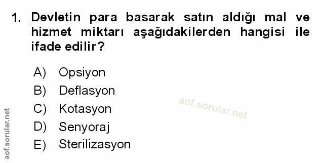 Soru 1