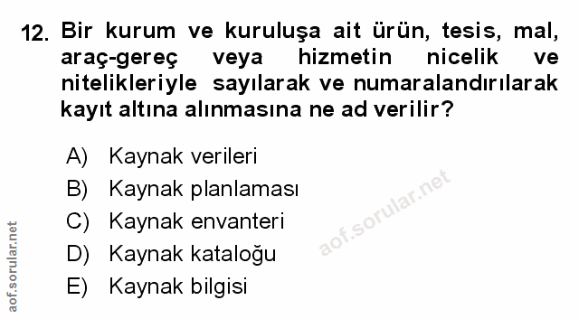 Soru 12