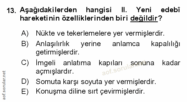 Soru 13