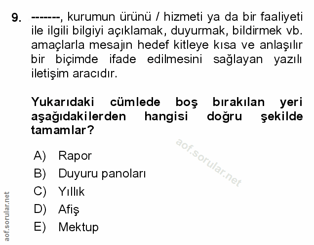 Soru 9