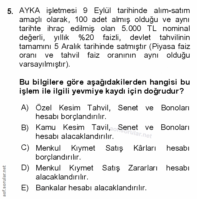 Soru 5