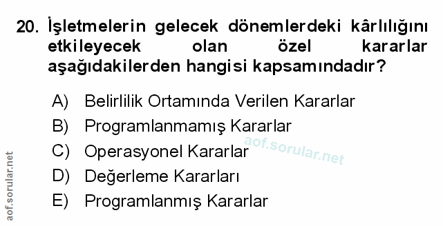 Soru 20