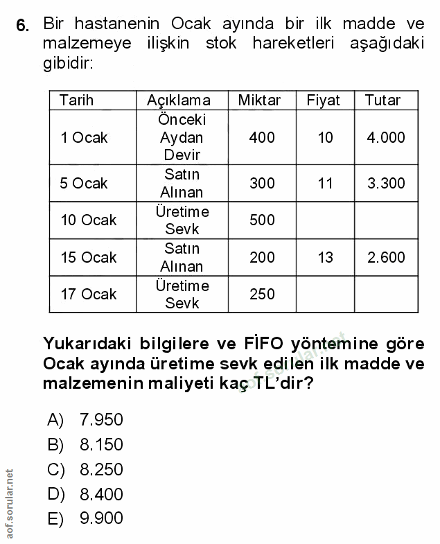 Soru 6