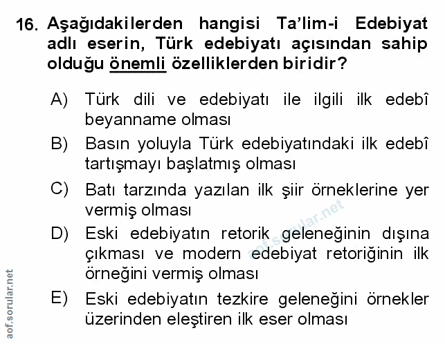 Soru 16