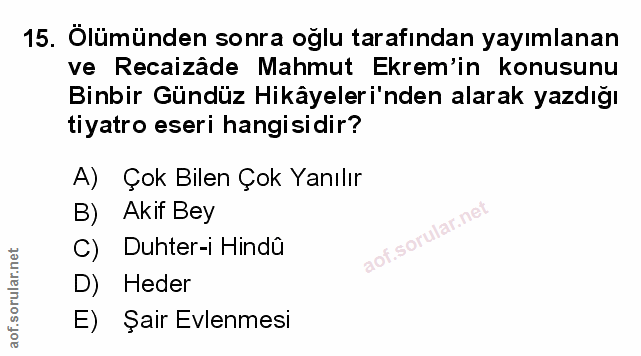Soru 15