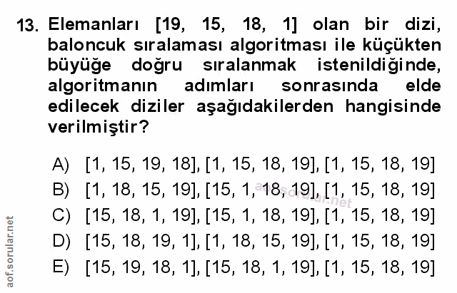 Soru 13