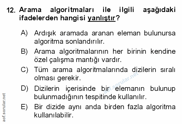 Soru 12
