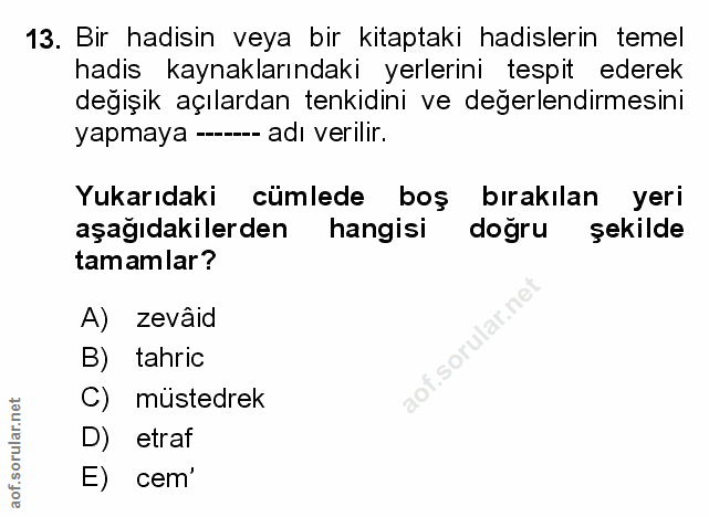 Soru 13