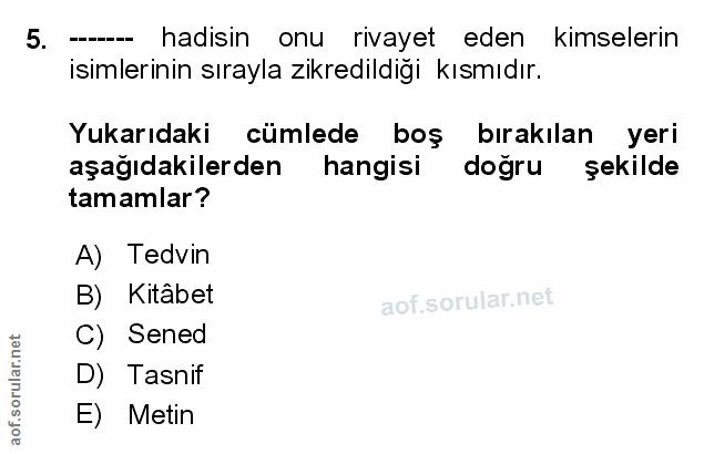 Soru 5