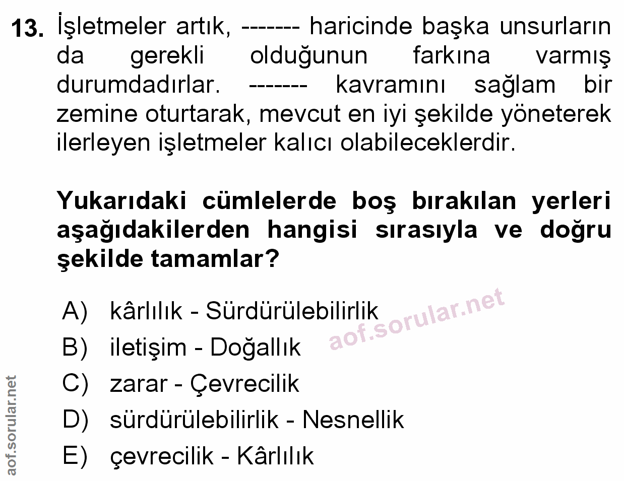 Soru 13
