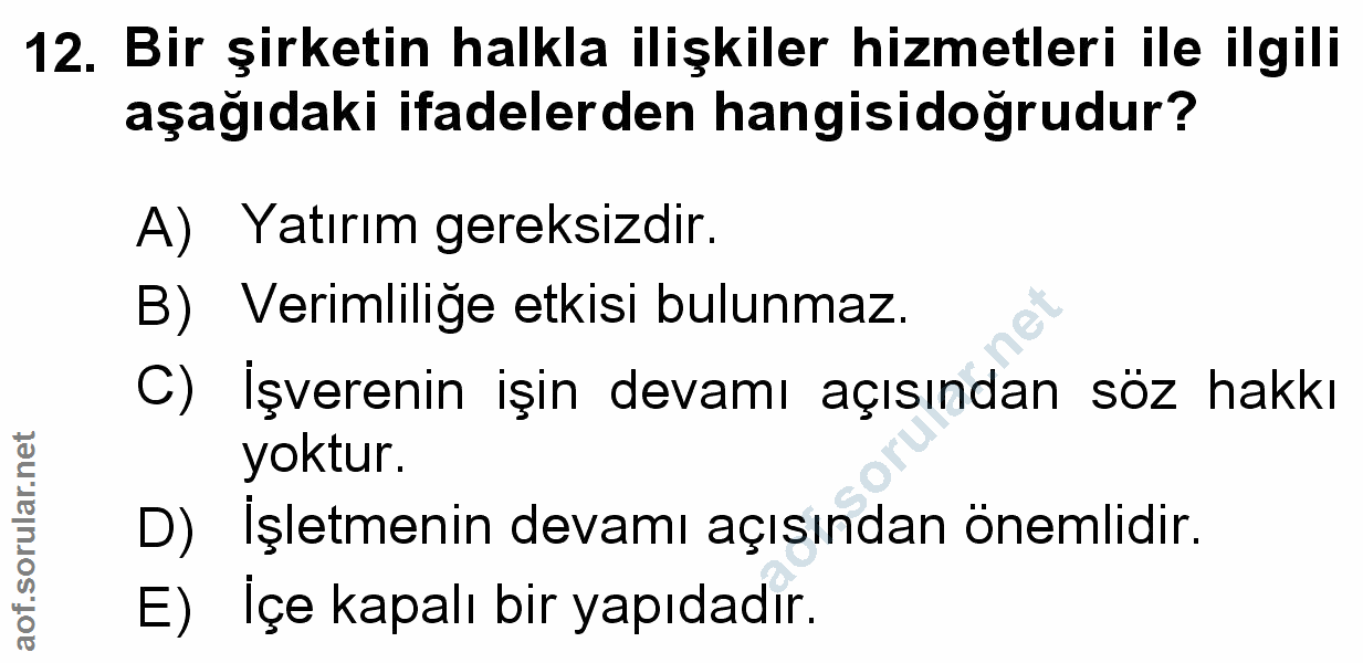 Soru 12