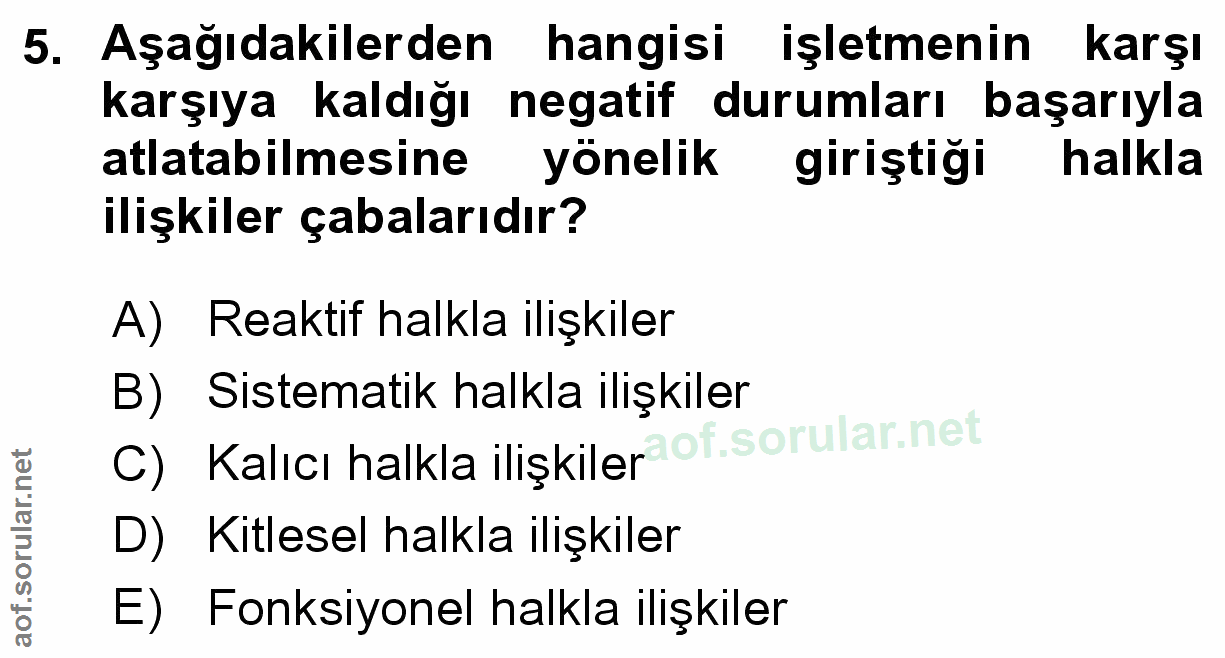 Soru 5