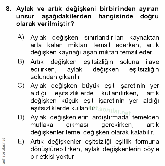 Soru 8