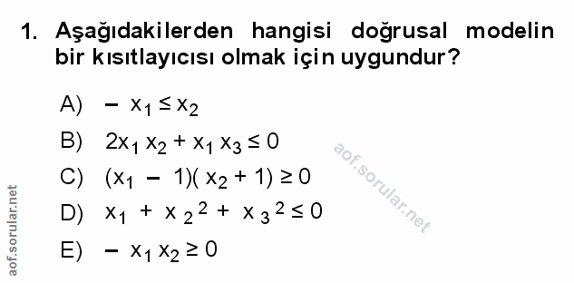 Soru 1