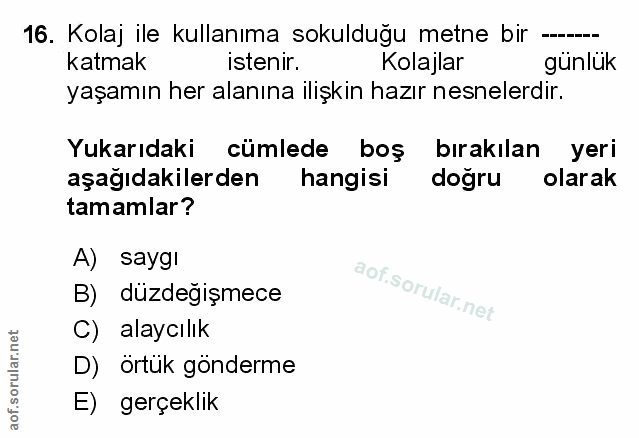 Soru 16
